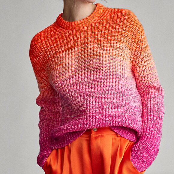 Polo Ralph Lauren Ombre Wool-Blend Jumper Size XS - Picture 1 of 10